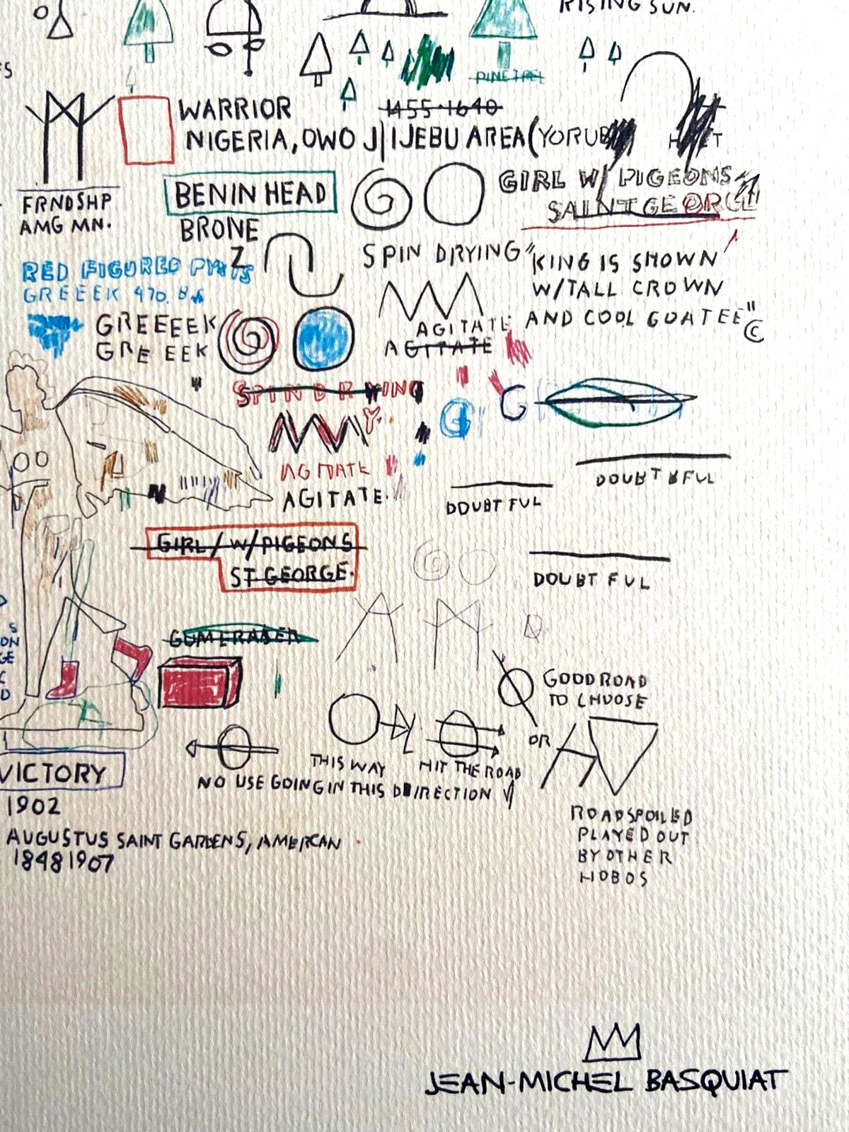 Jean-Michel Basquiat Lithograph
