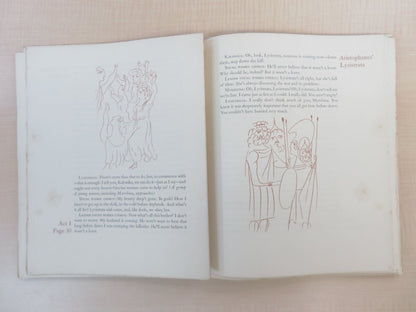 Aristophanes, Gilbert Seldes, Pablo Picasso Lysistrata 1934 Signed Picasso
