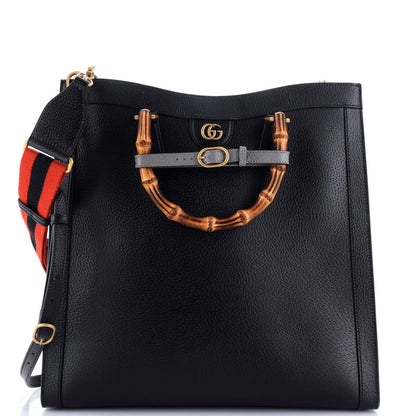 Gucci Diana Nm Bamboo Handle Tote Leather Large