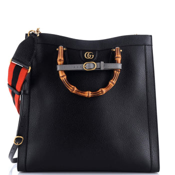 Gucci Diana Nm Bamboo Handle Tote Leather Large
