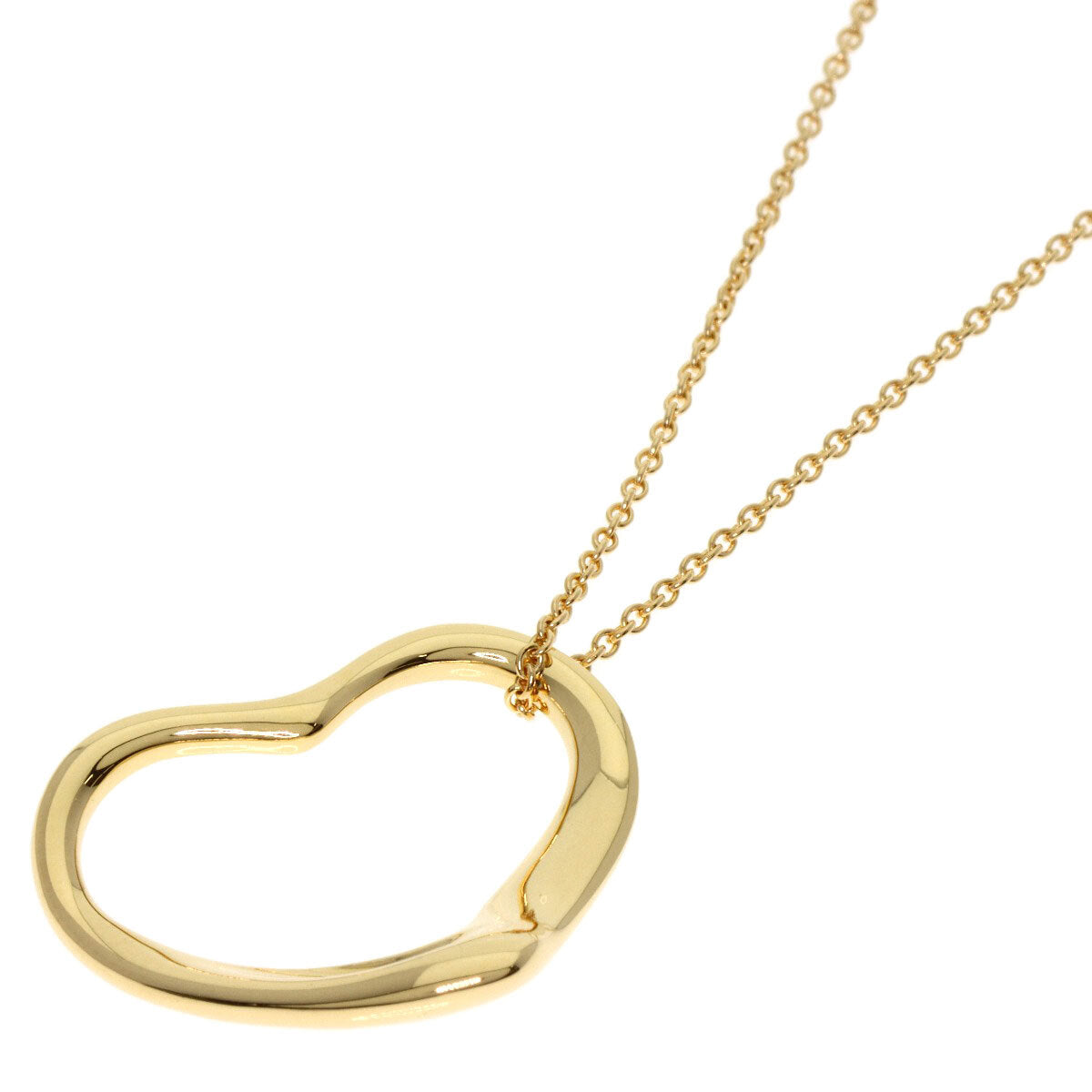 Tiffany&Co.   Necklace Open Heart K18 Yellow Gold