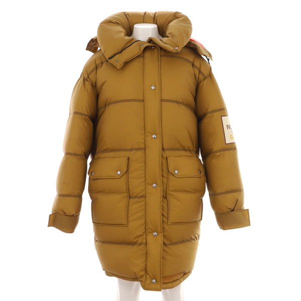 Gucci X The North Face Women'S Long Puffer Coat Quilted Polyamide With Down
