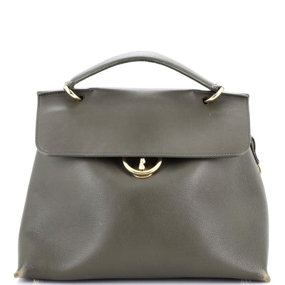 Salvatore Ferragamo Jet Set Top Handle Bag Leather Large