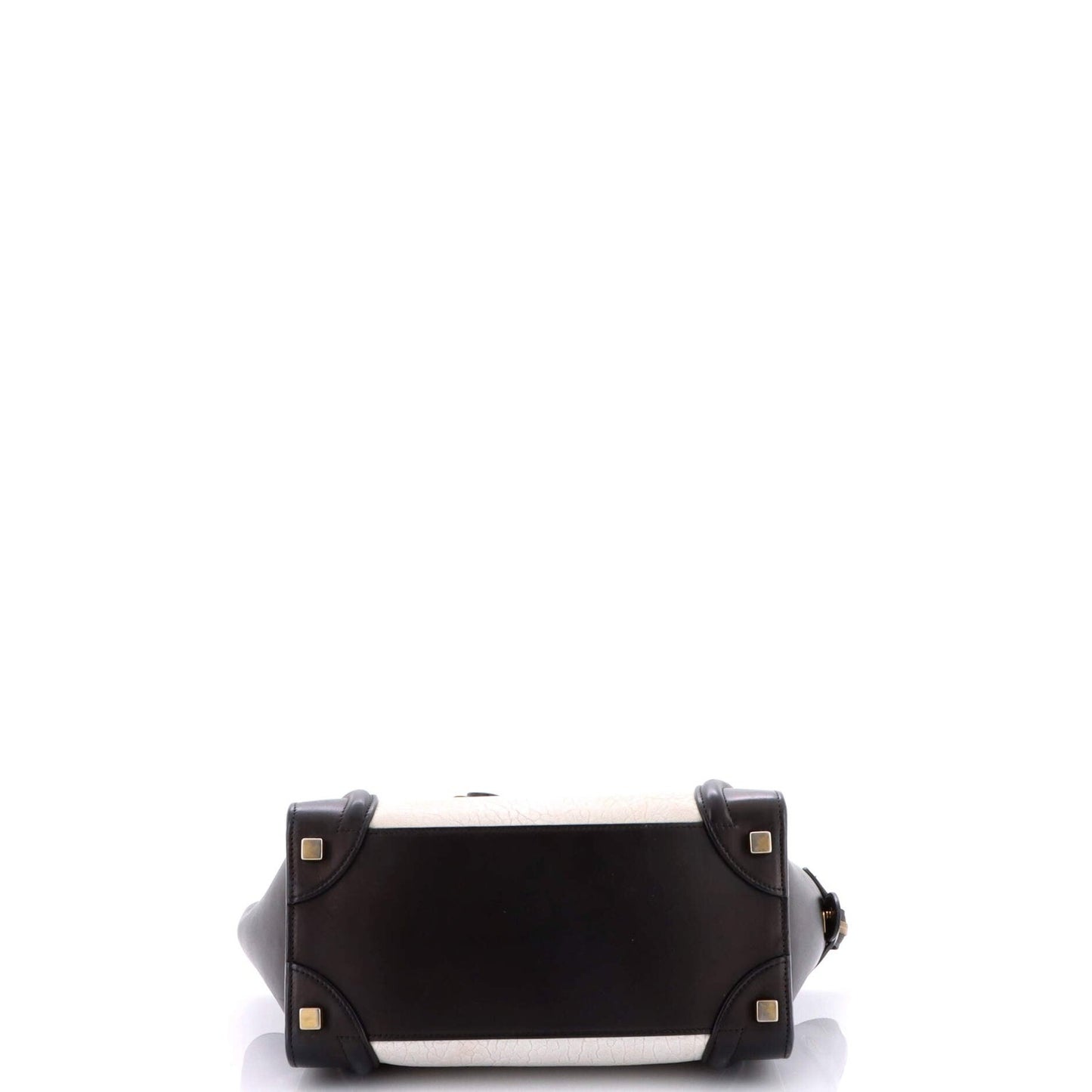 Celine Bicolor Luggage Bag Leather Micro