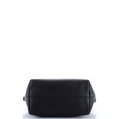 Prada Dual Strap Zip Tote Vitello Daino Small