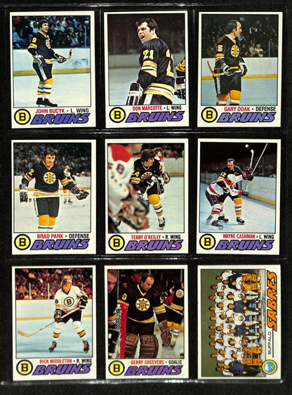 1977-78 Topps Hockey Cards Complete Set (1-264)