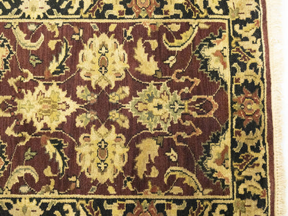 27X10 Handmade Wool Oriental Runner Rug Agra Jaipur Floral Hallway Carpet