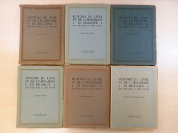 Histoire Du Livre Et De L'Imprimerie En Belgique