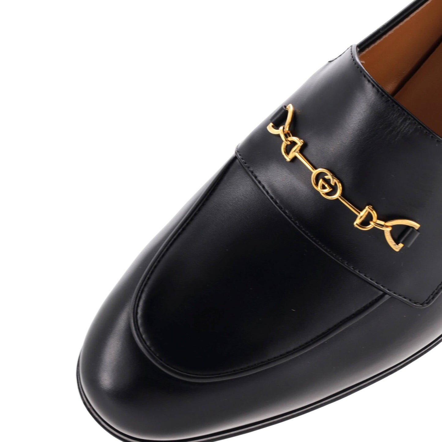 Gucci Women'S Interlocking G Horsebit Loafers Leather