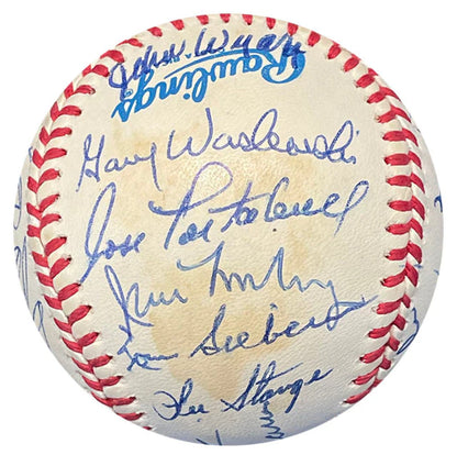 1967 Boston Red Sox Reunion Autographed Baseball (Psa Auto Graded 9)