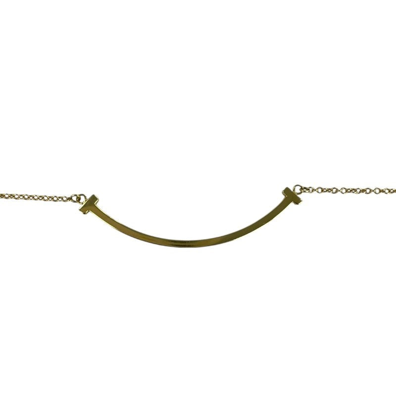 Tiffany & Co. T Smile Small Necklace Gold 750