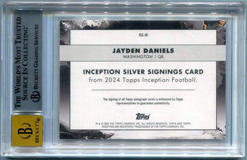 Jayden Daniels 2024 Topps Inception Silver Signings Autographed Rc #Iss-Jd 28/50