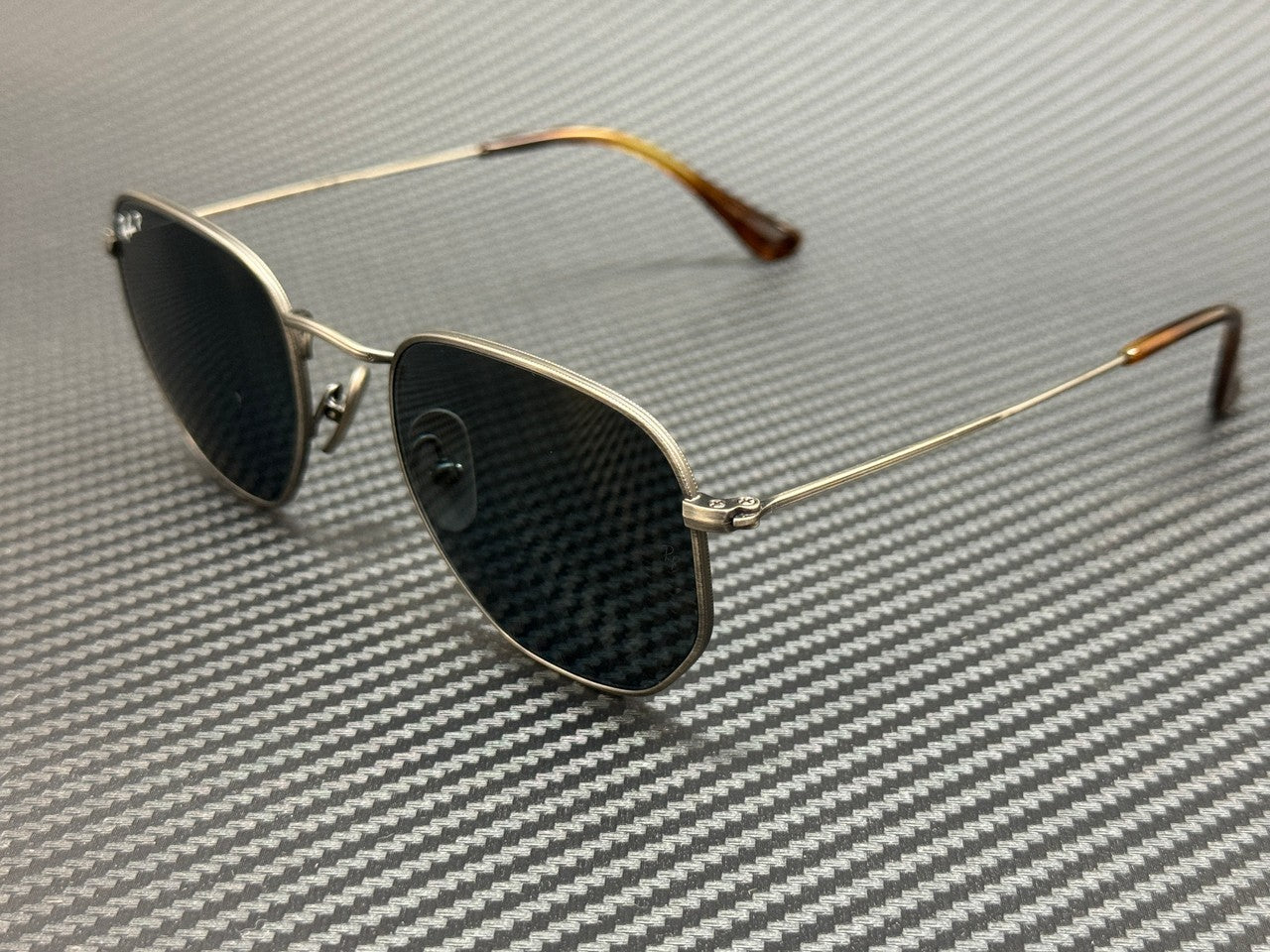 RAY BAN RB8148 9208T0 Gunmetal Blue Polarized Titanium Unisex 51 mm Sunglasses