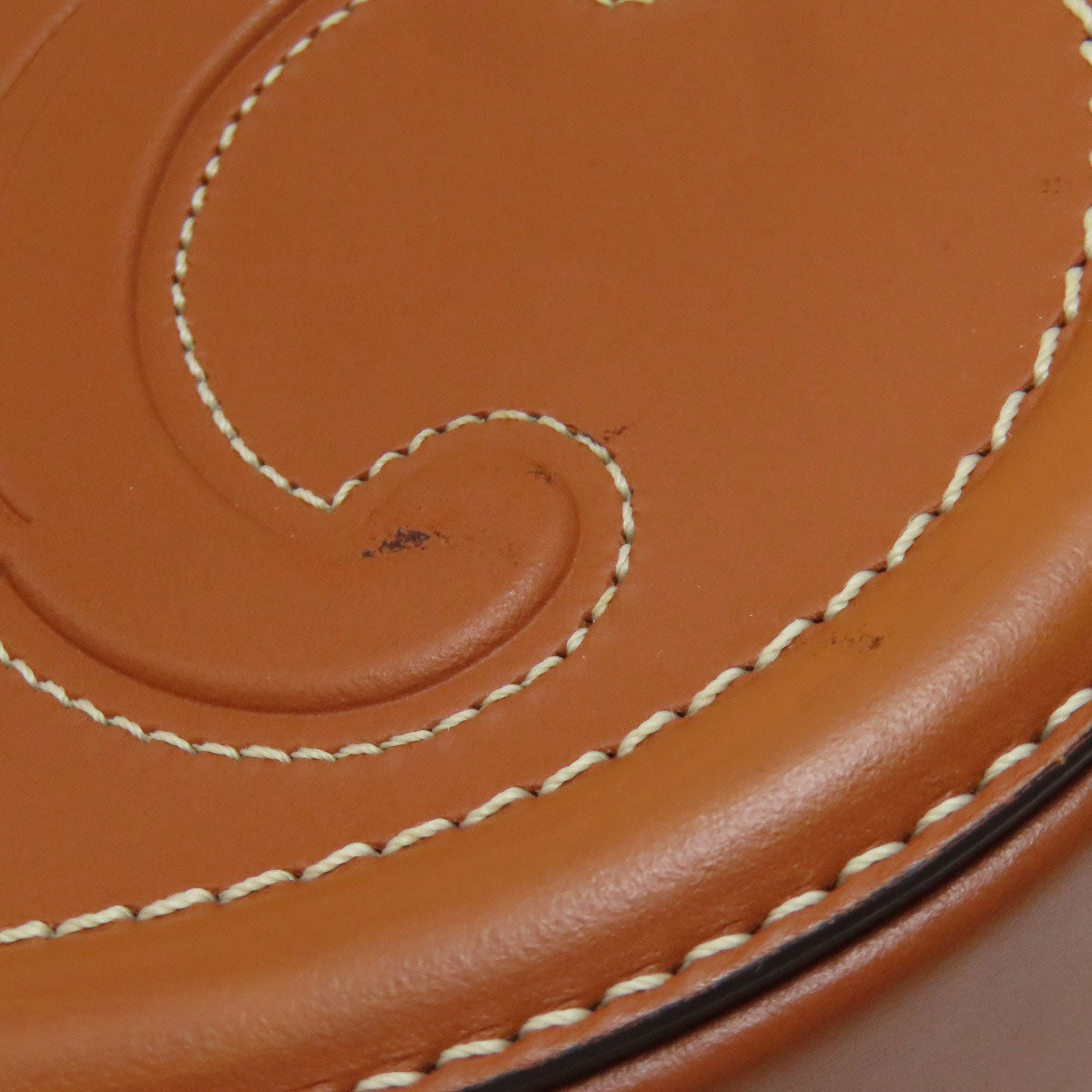 Calf CELINE Oval Purse Cuir Triomphe Shoulder Bag