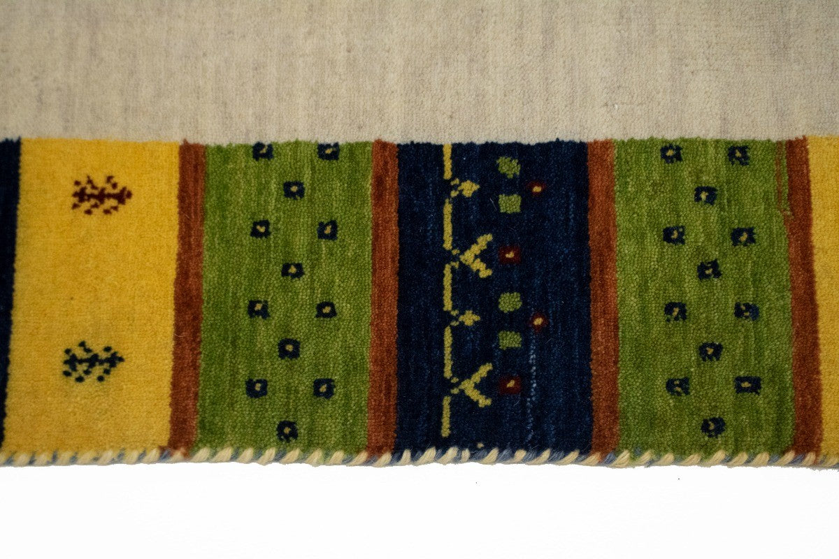 Handmade Tribal Modern Gabbeh Oriental Rug 4'7X6'5 ft Kids Room Home Carpet