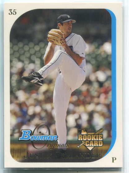 2006 Topps Bowman Rookie Card #39 Justin Verlander Card