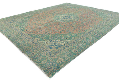 Handmade Semi-Antique Distressed Vintage Oriental
