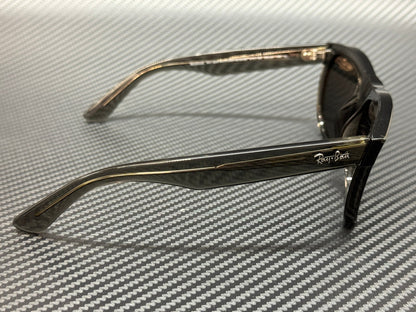 RAY BAN RBR0502S 6707GR Transparent Dark Grey Unisex 53 mm Sunglasses