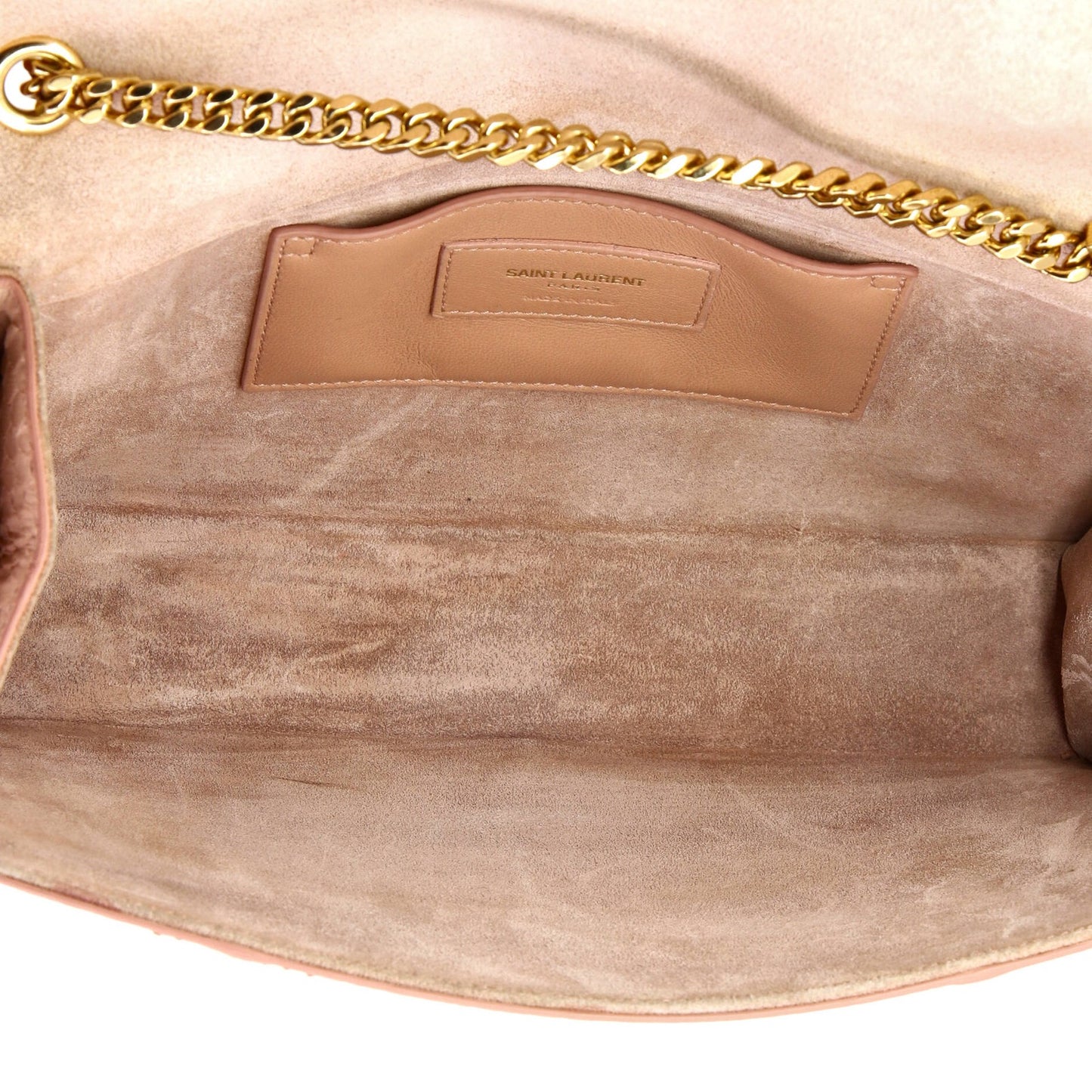 Saint Laurent Classic Monogram Tassel Crossbody Bag Python Medium