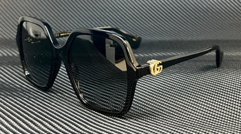 GUCCI GG1072S 001 Black Grey Gradient Women's 56
