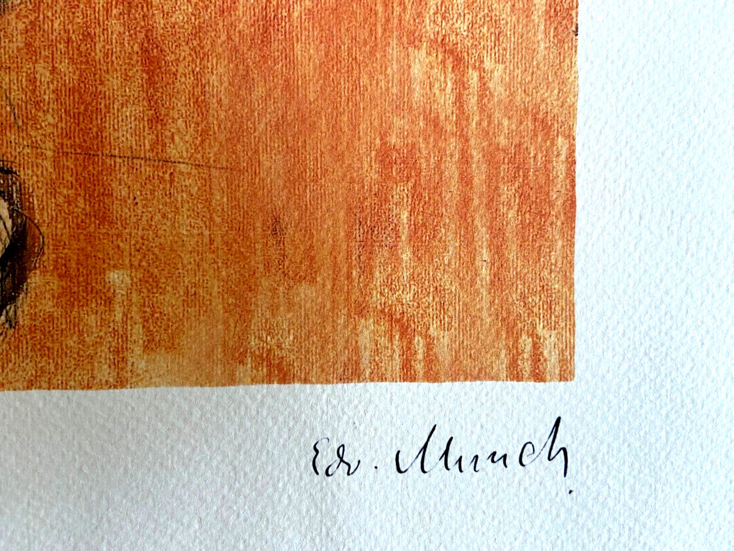 Edvard Munch Museum Lithograph Coa Numbered (Egon Schiele Edgar Degas)