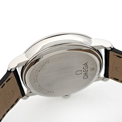 Omega Deville Prestige Coaxial 4813.30.01 White Men'S Used Watch #71014