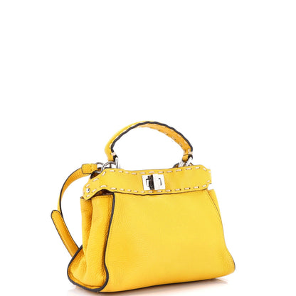Fendi Selleria Peekaboo Bag Leather Mini