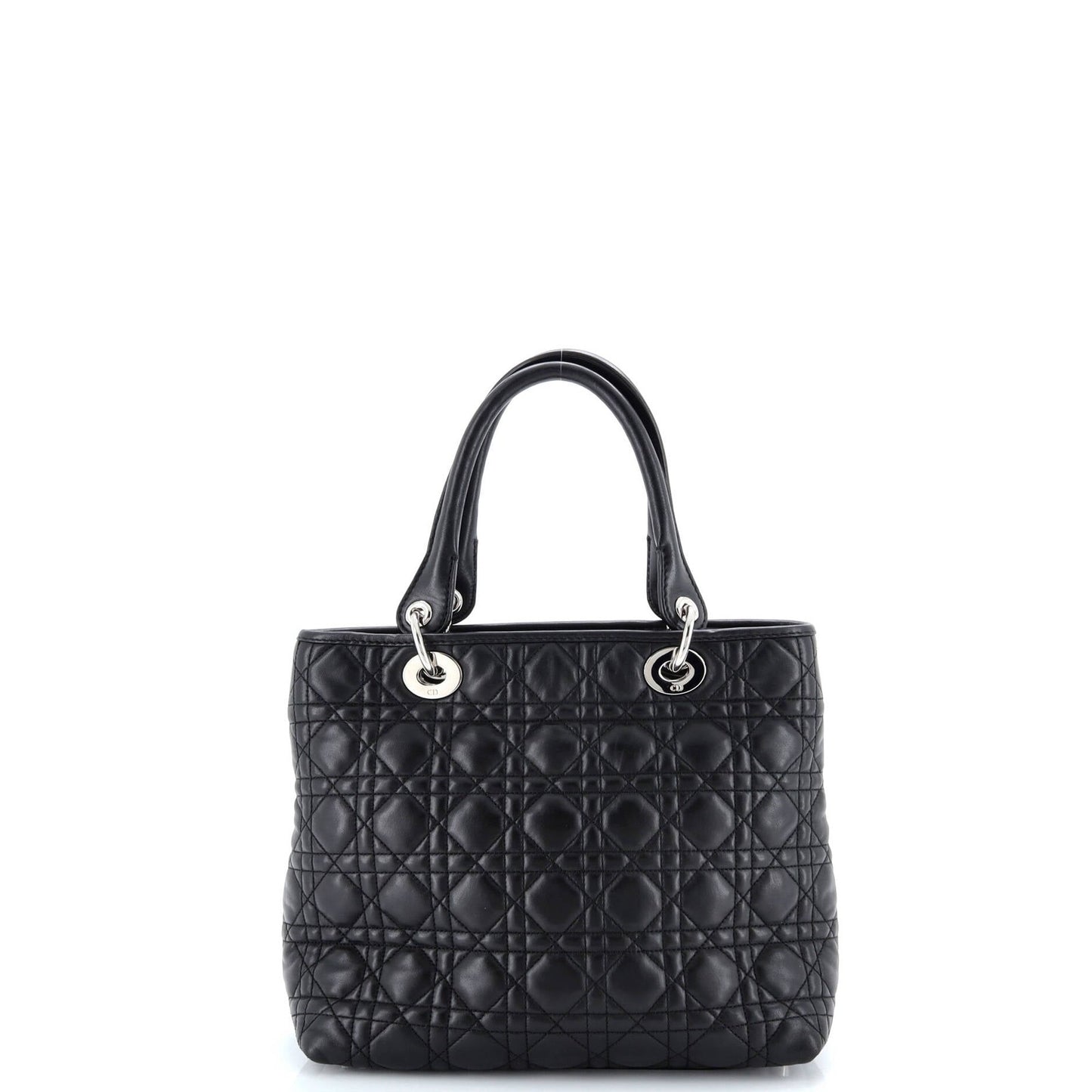 Christian Dior Lady Dior Soft Tote Cannage Quilt Lambskin Medium