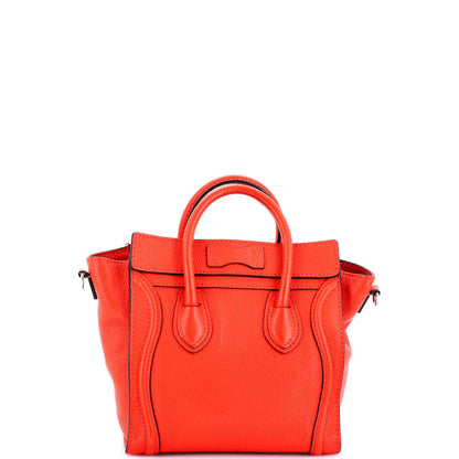 Celine Luggage Bag Grainy Leather Nano