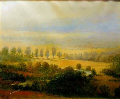 Alain Bonnaure (French) Original Oil Painting On Canvas Signed Framed Landscape