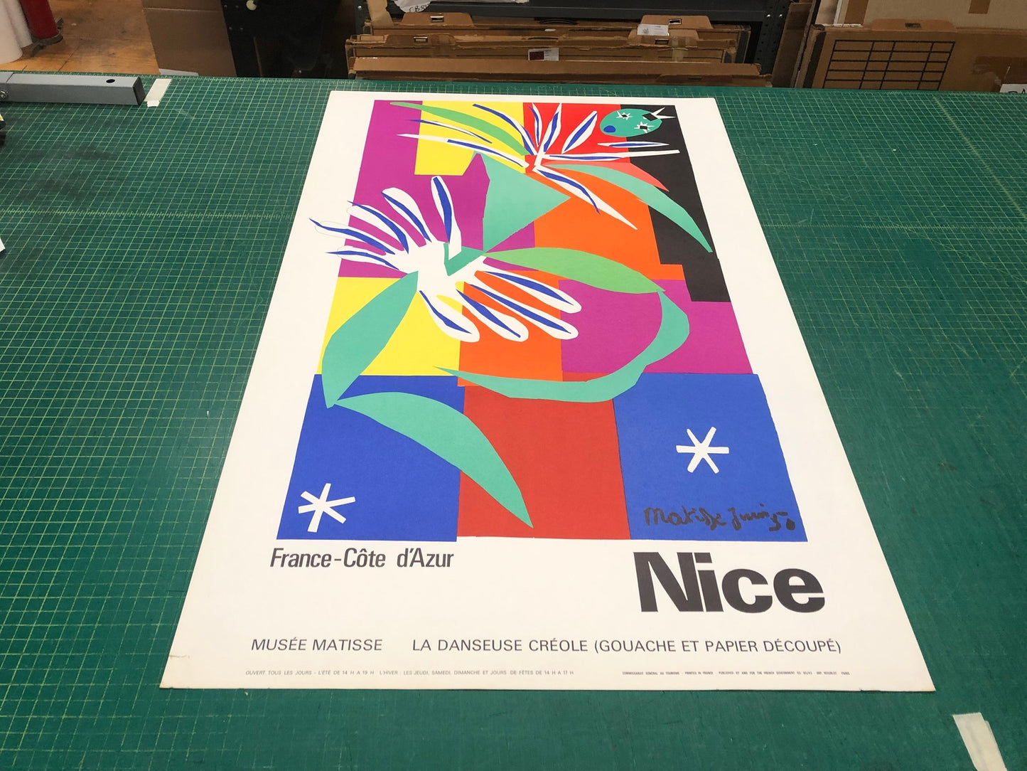 Henri Matisse La Danseuse Creole Nice France " Lithograph Moder