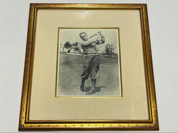 Bobby Jones Signed Photo 8X10 Vintage Golf Legend W/ Frame (Believed Authentic)