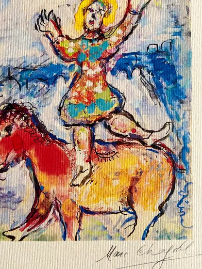 Marc Chagall Lithograph Coa Original Numbered Signed Stamped Certified