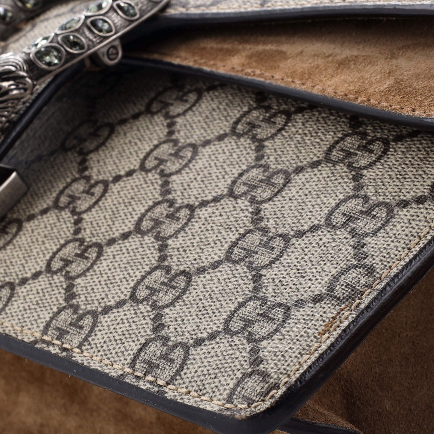 Gucci Dionysus Bag Gg Coated Canvas Small