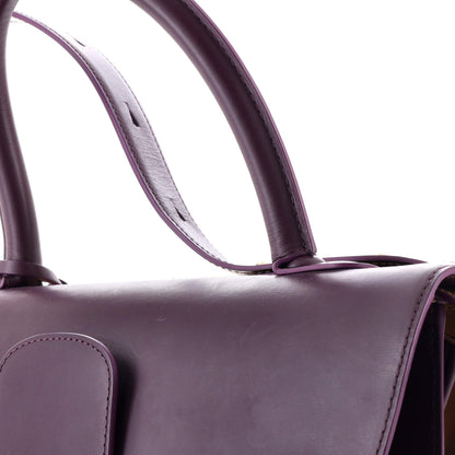 Delvaux Brillant Top Handle Bag Leather Gm