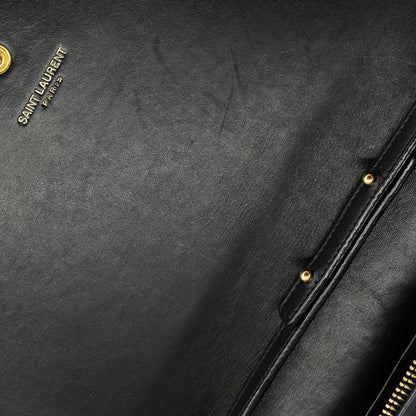 Saint Laurent Classic Monogram Wallet On Chain Leather Small