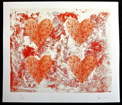 Jim Dine Lithograph Coa Signed Numbered 180 Ex