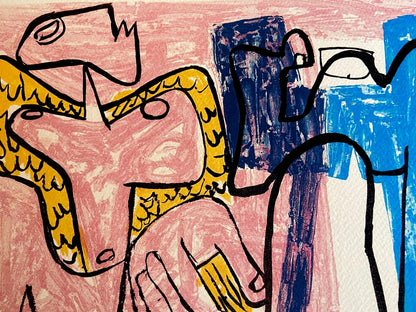 Le Corbusier Lithograph Coa Certified Signed Op 1976