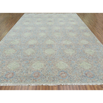 12'X17'4" Obscured And Subtle 100% Wool Hand Knotted Oriental Rug