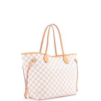 Louis Vuitton Neverfull Nm Tote Damier Mm