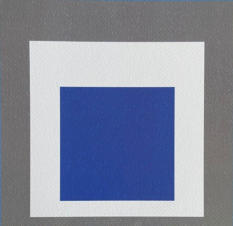 Josef Albers Lithograph Coa Numbered Signed Op - Le Corbusier