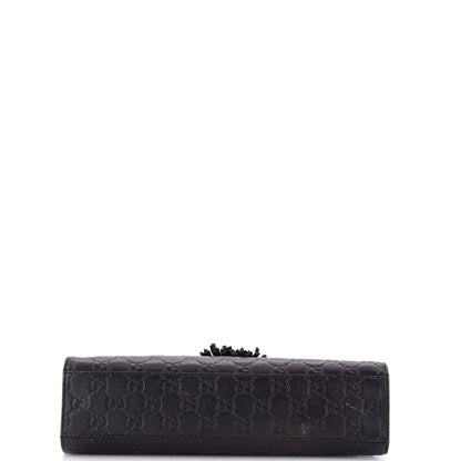 Gucci Emily Chain Flap Bag Guccissima Leather Medium