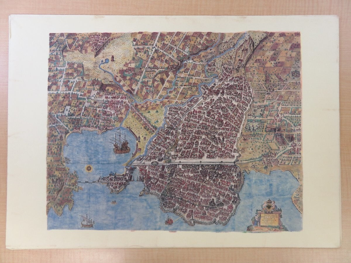 ?Pianta Delle Antiche Siracuse? By Vincenzo Mirabella, 1989, Arnaldo Lombardi