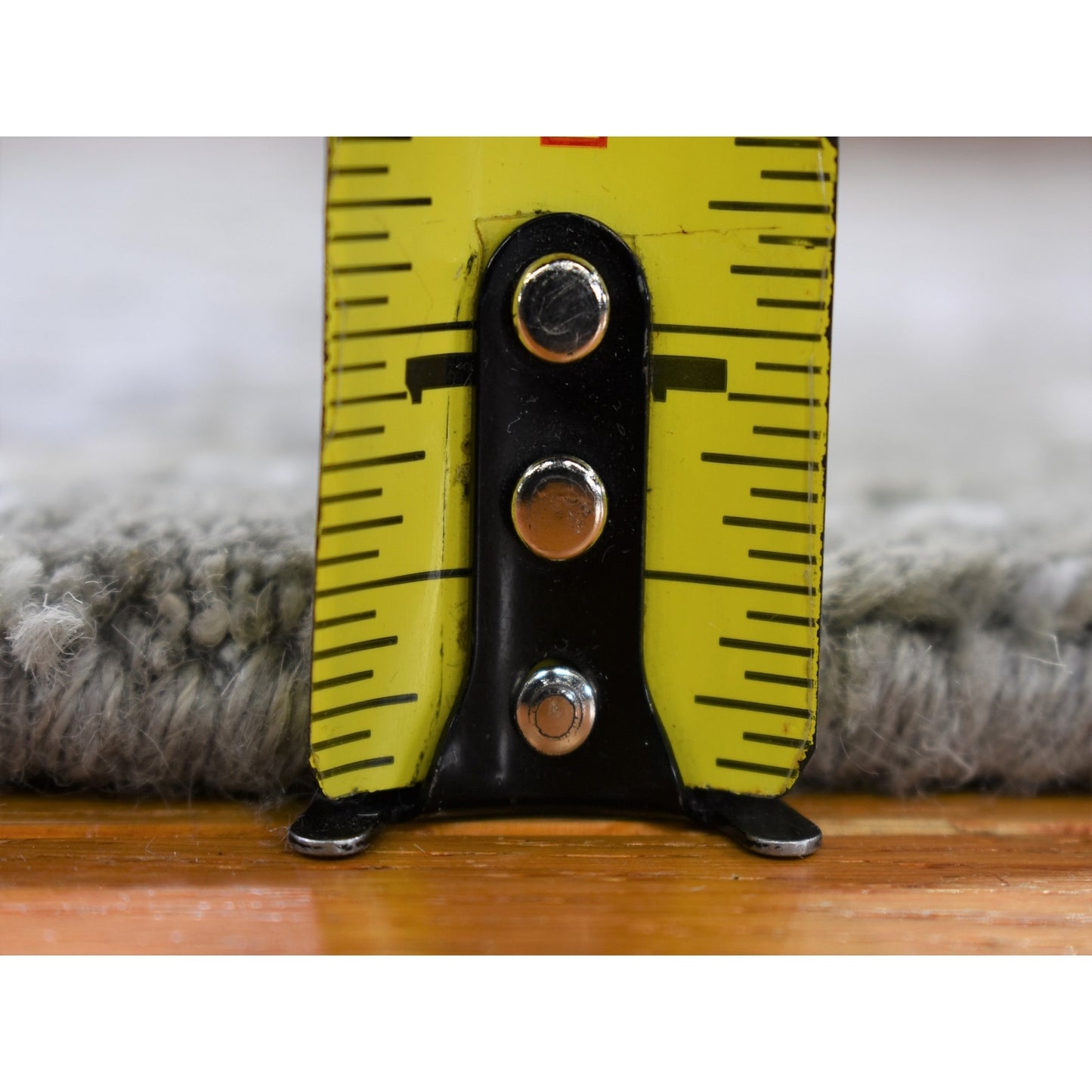 2'5"X10'3" Denser Weave Abstract Design Wool Hand Knotted Runner Rug