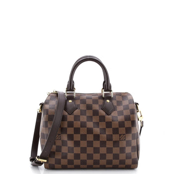 25 Louis Vuitton Speedy Bandouliere Bag Damier