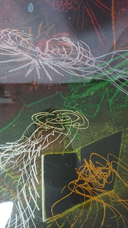 Roberto Matta Original Etching Aquatint 1978 Ed100 Signed Surrealism Art Print