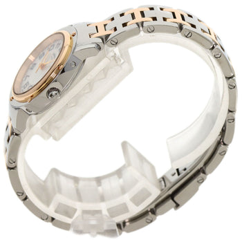 Hermes Clipper Classic Watches Cp1.221 Stainless Steel/Ssxpgp Ladies