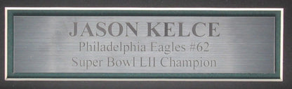 Jason Kelce Signed/Auto Green Philadelphia Eagles Jersey Framed Psa/Dna 189798