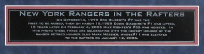 Rangers Framed Photo Retired Numbers Richter