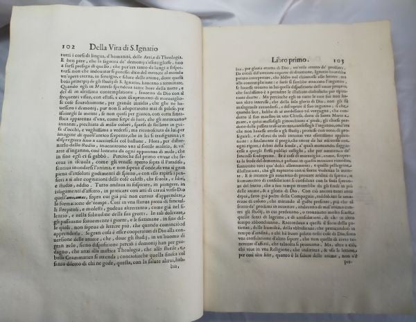 1650 First Edition Bartoli Life Of St. Ignatius Jesuit Vellum Folio